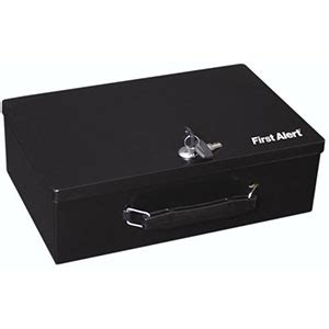 first alert steel cash box fats3026f|First Alert Deluxe Cash Box with Money Tray .